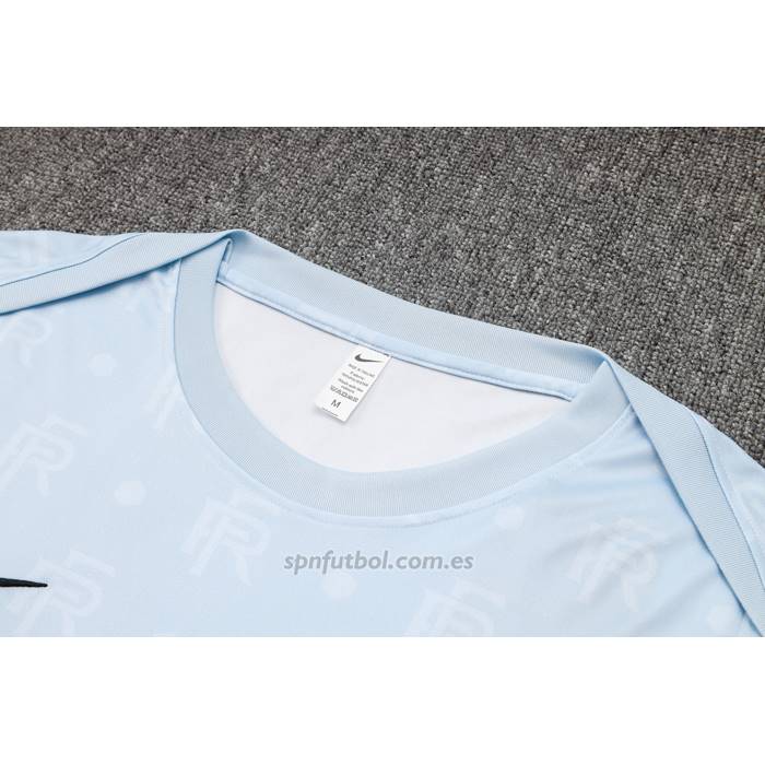Chandal del Francia Manga Corta 2024-2025 Azul Claro - Pantalon Corto